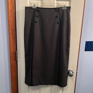 Sexy gray & black pencil skirt